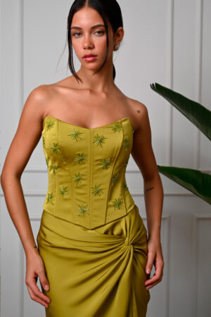 Bustier Bordado a mano